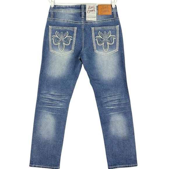 NWT Axe & Crown Men's Durango Snorlax Blue Denim Jeans Sz 32x30 Classic Straight - Picture 2 of 16